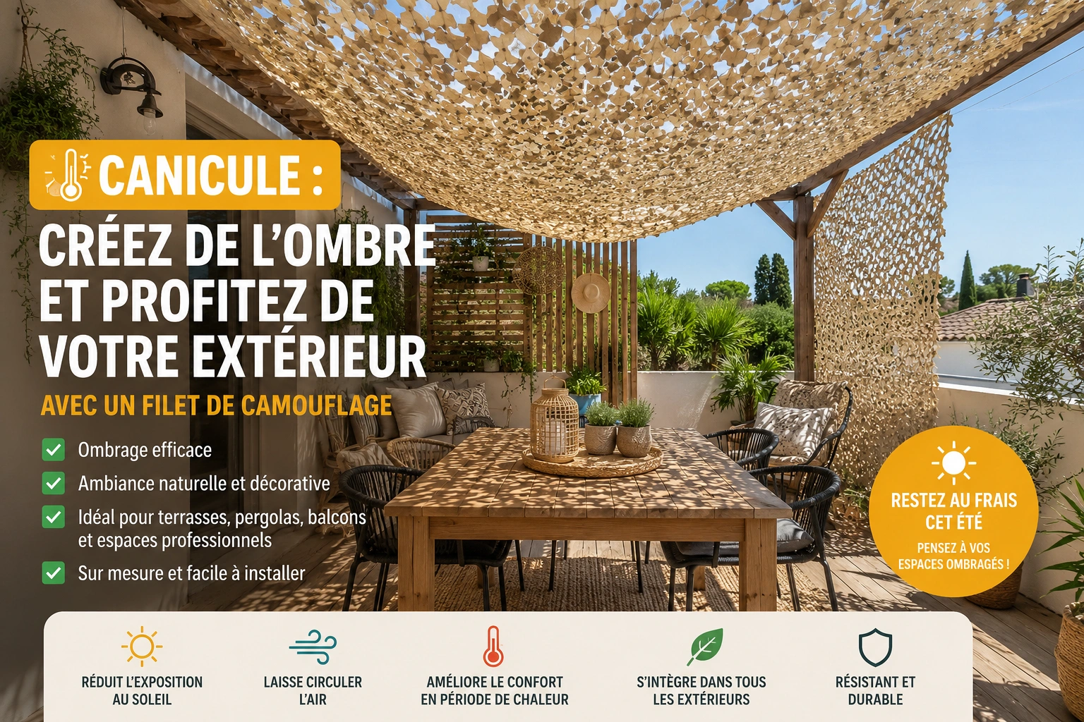 filet de camouflage sur mesure canicule filet de camouflage sur mesure canicule