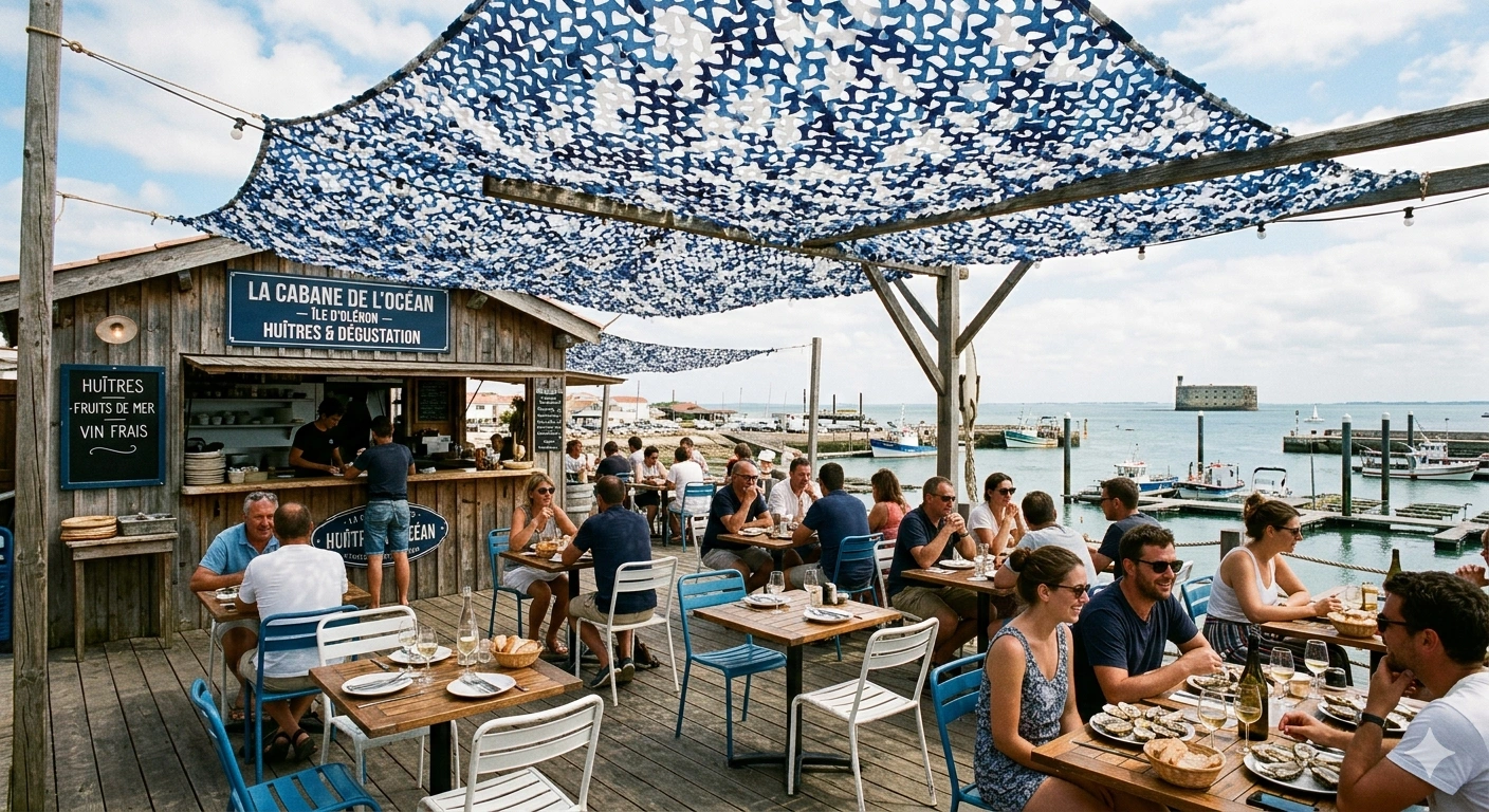 Filet de camouflage bar à huitres