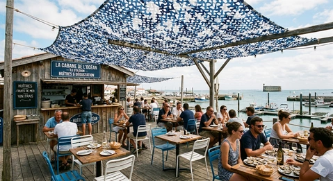 Filet de camouflage bar à huitres