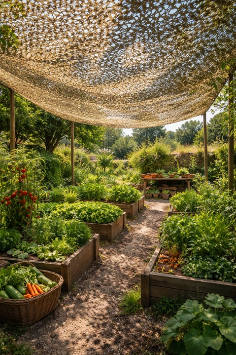 Utilisation en protection de jardin potager