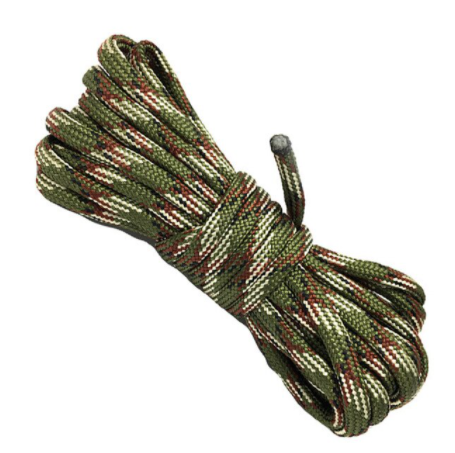 Drisse cordage nylon vert camo europe